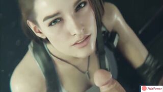 RE 3 Jill Sloppy Blowjob