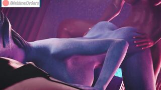 Liara Hard Fucks with Huge Dick Until Cum