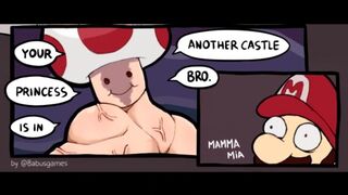 【Lewd Comic/Doujin Dub】 "Your Princess is in Another Castle" feat. Sean 【Art: babusgames 】