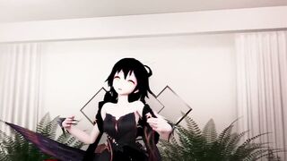 Luo Tianyi Vocaloid Hentai Dance and Sex MMD 3D Black Hair Color Edit Smixix