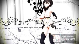 mmd r18 Baltimore Azur Lane sexy milf want small dick 3d hentai