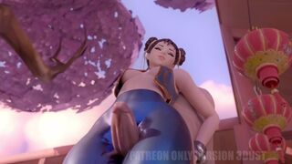 Fortnite CHUN LI having fun