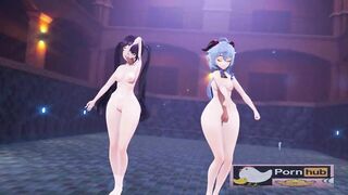 mmd r18 Summer Time Mona Ganyu genshin impact sexy bitch 3d hentai king fuck the princess