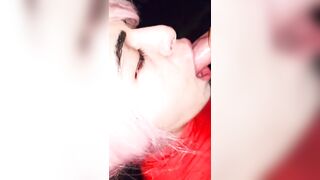 Femboy sucks cock like a good girl