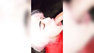 Femboy sucks cock like a good girl