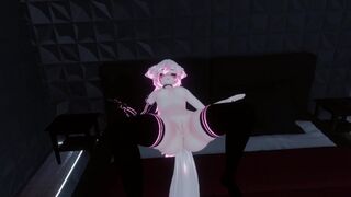 VRChat Girl Cute Moans until she cums with vibrator