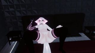 VRChat Girl Cute Moans until she cums with vibrator