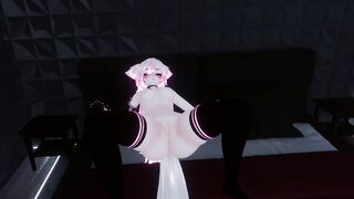 VRChat Girl Cute Moans until she cums with vibrator