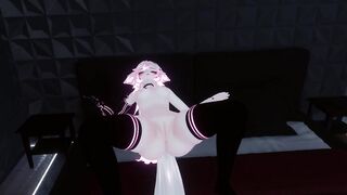 VRChat Girl Cute Moans until she cums with vibrator