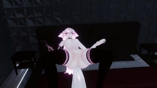 VRChat Girl Cute Moans until she cums with vibrator