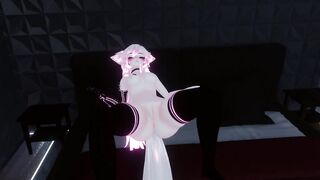 VRChat Girl Cute Moans until she cums with vibrator