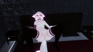 VRChat Girl Cute Moans until she cums with vibrator