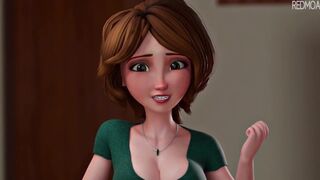 Aunty Cass ( Big Hero 6 ) - Tags lessons: Blowjob ( 4K )