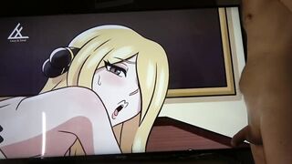 AneKoi Japanese Anime Hentai Uncensored Dawn Fucked Cynthia In Lesbian Pokémon Games By Seeadraa