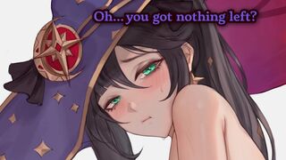 Hentai JOI TEASER - Mona Drains Your Wallet... and Your Balls [Genshin Impact] (Multiple Endings)