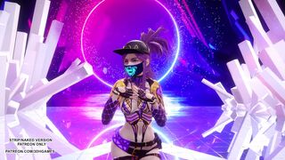 MMD (G)I-DLE - NXDE Sexy Kpop Dance 4K League Of Legends Ahri Akali Kaisa Evelynn Uncensored