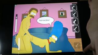 The Simpsons, Marge And Flanders Anime Hentai UNCENSORED By Seeadraa Ep 373