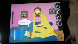 The Simpsons, Marge And Flanders Anime Hentai UNCENSORED By Seeadraa Ep 373