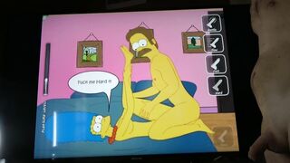 The Simpsons, Marge And Flanders Anime Hentai UNCENSORED By Seeadraa Ep 373