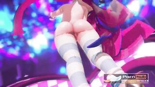 mmd r18 Deep Blue Town sexy lewd suit Stoking 3d hentai