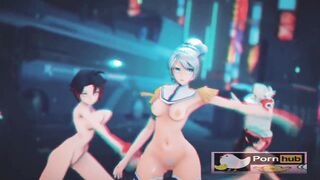 Breakthrough Ruby Neo Weiss Cill la cill collab 3d hentai sexy dance milf public mmd r18