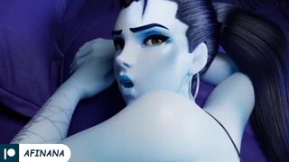 Widowmaker Hard Fuck with Huge Dick Until Cum