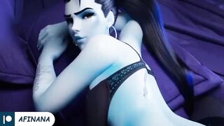 Widowmaker Hard Fuck with Huge Dick Until Cum