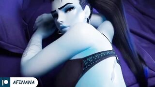 Widowmaker Hard Fuck with Huge Dick Until Cum