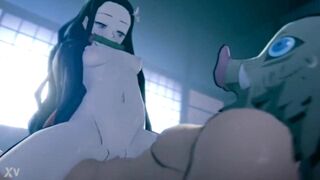 Nezuko from Demon Slayer fucked