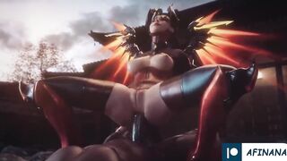 Mercy Devil Hard Fuck with Huge Dick Until Cum