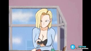 ANDROID 18 sexo por dinero con roshi dragon ball z sexo español doblaje