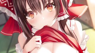 Teaser Reimu Hakurei accepts your donation (Hentai Joi)