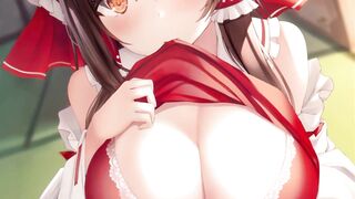 Teaser Reimu Hakurei accepts your donation (Hentai Joi)