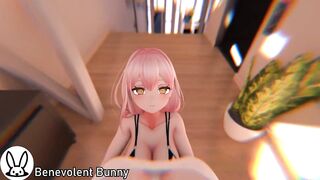 Selestia's Size Theft (POV Giantess growth animation)