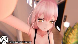 Selestia's Size Theft (POV Giantess growth animation)