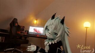 POV Sucking Horny Femboy Bunnys Big Cock Animation Preview