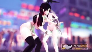 mmd r18 FUTA SEX DANCe ROKI Ruby x Wiess sex scene adult only 3d hentai