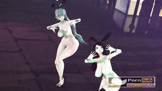 mmd r18 FUTA SEX DANCe ROKI Ruby x Wiess sex scene adult only 3d hentai