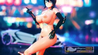 mmd r18 IU LILAC Blake RWBY sexy milf queen want anal fuck 3d hentai school