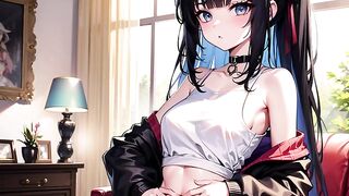 Anime cute hentai girl animal ear fucked /Stable Diffusion