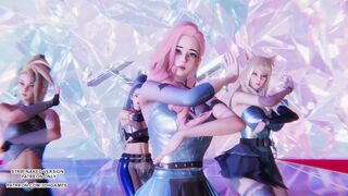 [MMD] MAVE - PANDORA Sexy Kpop Dance KDA Ahri Akali Kaisa Seraphine Evelynn League Of Legends 4K