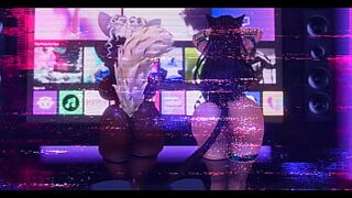 Bastet & Foxxo ( Bunny Bot Dance v2) Epilepsia Warning !