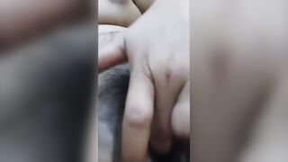 Desi mom masturbating and showing her pussy close-up and boobs