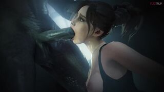 Claire Redfield Blowjob