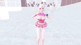 MMD Haku - Burning