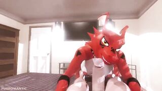 Guilmon special training 1. Furry hentai animation