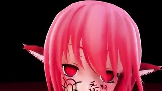 MMD Pink Hair Cutie Riding her Favorite Toy GV00139