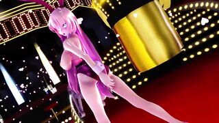 MMD Dick Pump Dance - Luka Girls - Futanari