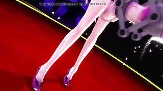 MMD Dick Pump Dance - Luka Girls - Futanari