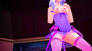 Cute catgirl MMD